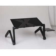 Load image into Gallery viewer, 1 Pcs Computer Desks Adjustable Foldable Vented Stand Laptop Notebook  Folding Desk Table Portable Bed Tray